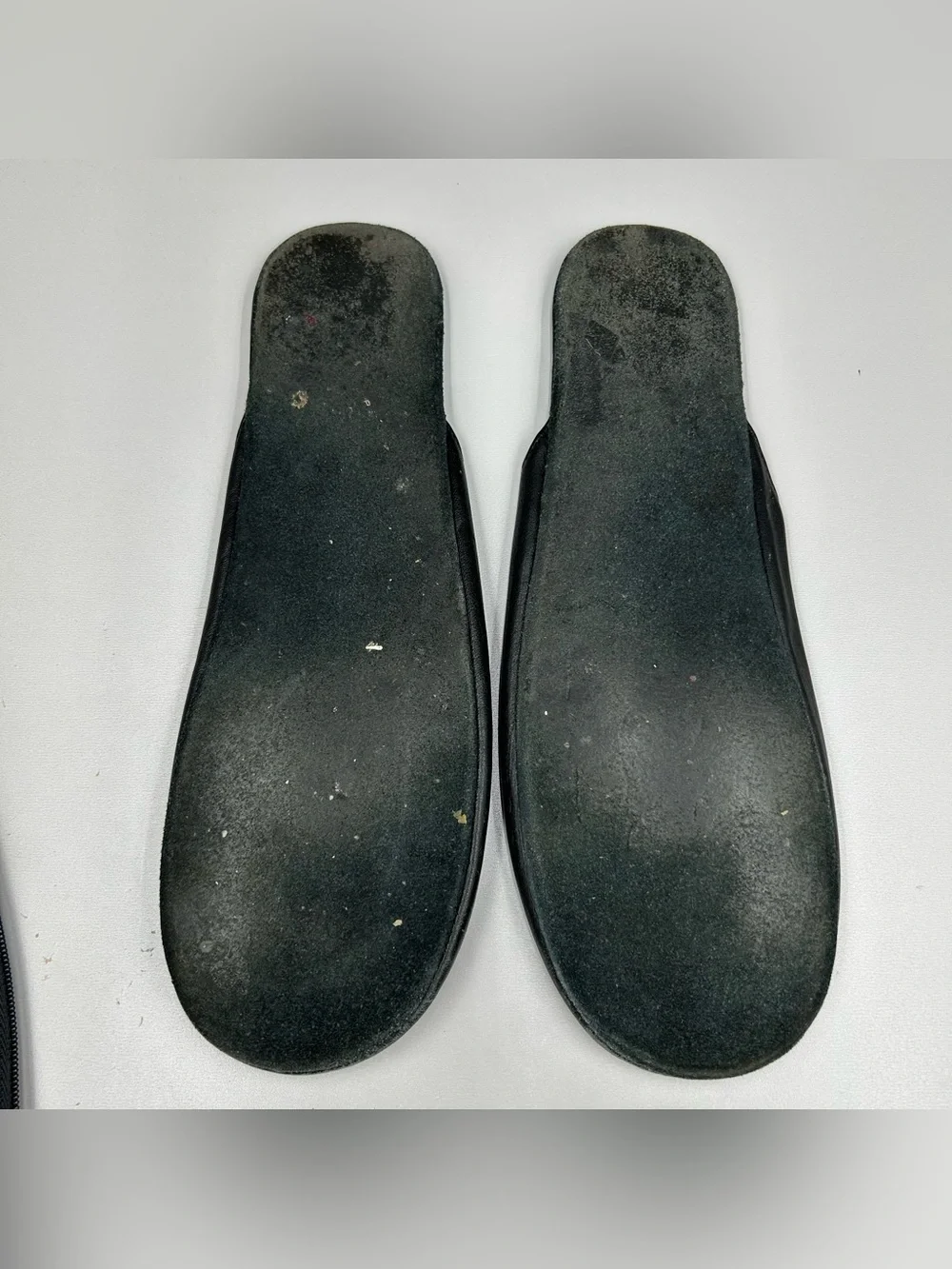 Vintage Cadillac Leather Travel Slippers Zipper Case Made Korea Hotel Gift